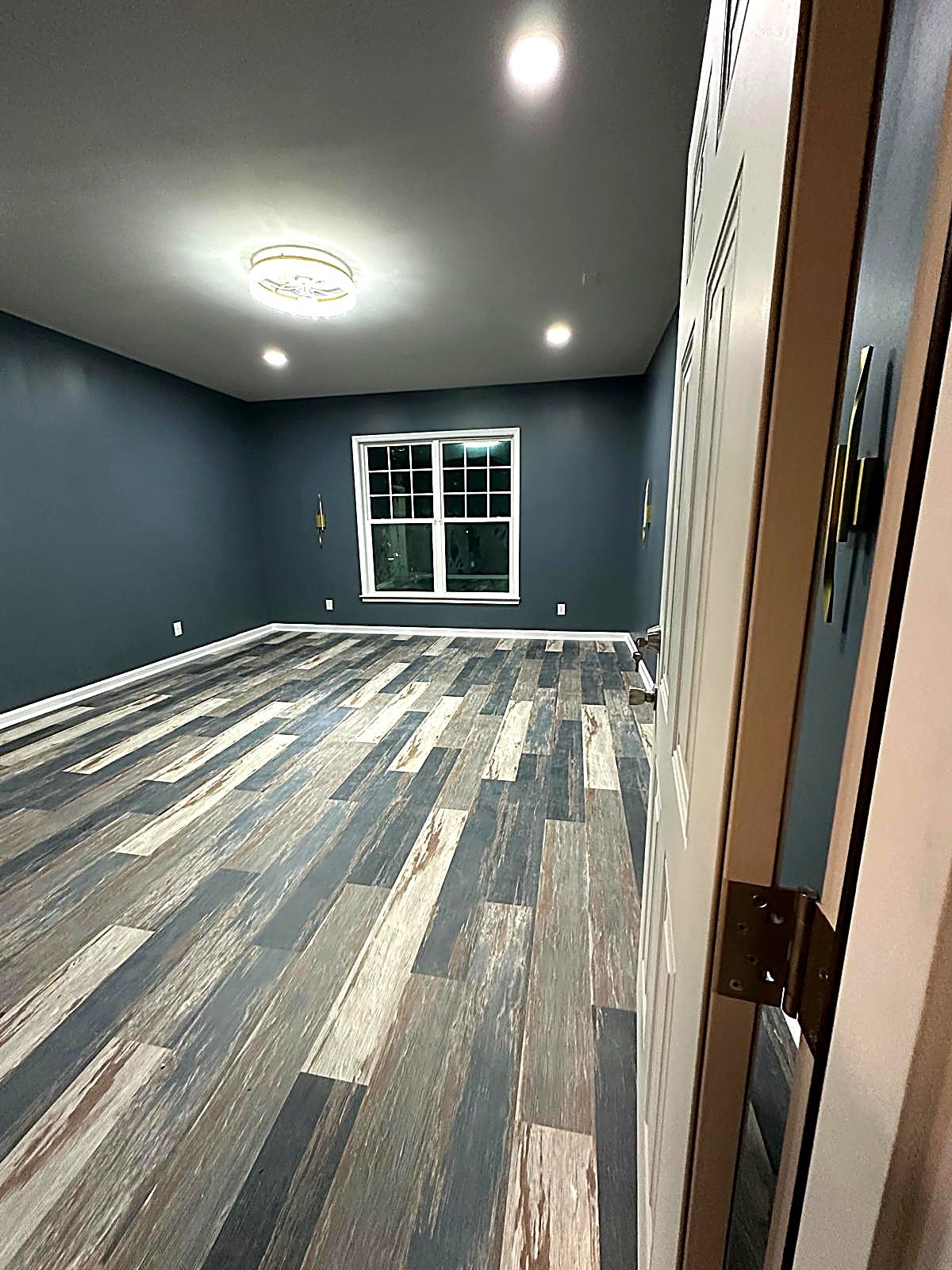 Plank flooring installation